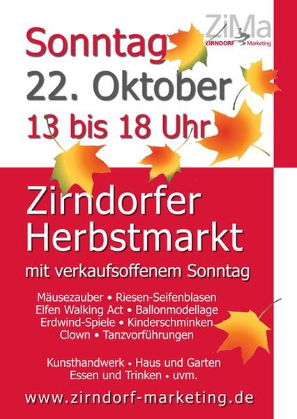 Plakat Herbstmarkt 2017