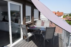 Grossansicht in neuem Fenster: FeWo Blaßneck Dachterrasse