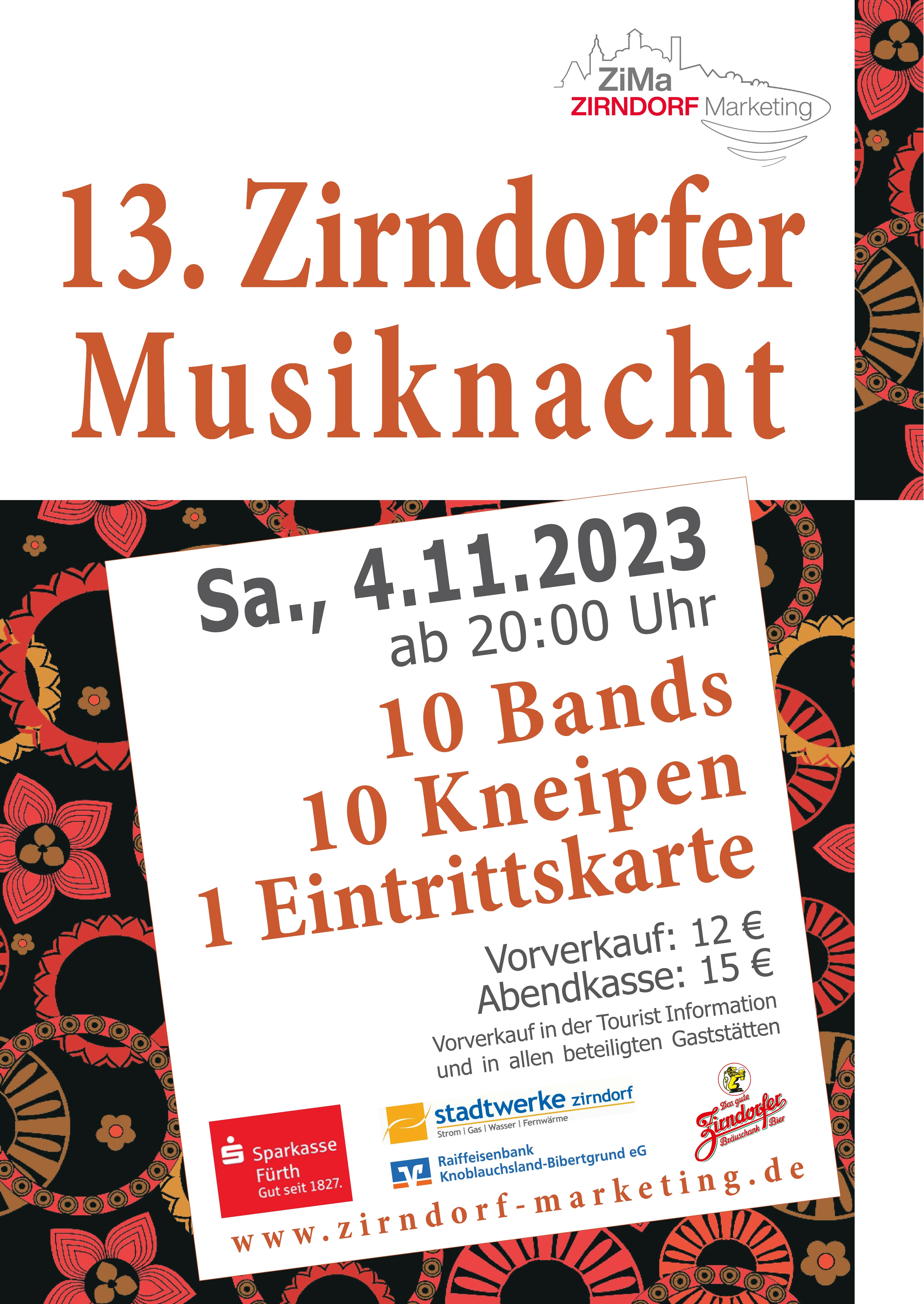Plakat Musiknacht 2023